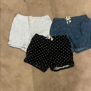 Wonder Nation Black and White Polka Dot Shorts